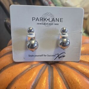 Park Lane Shiny Silver Sphere Earrings
